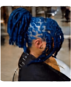 Finished loc styling with a barrel roll set